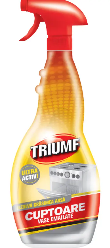 Solutie pentru curatat cuptoare, vase emailate Triumf 500ml