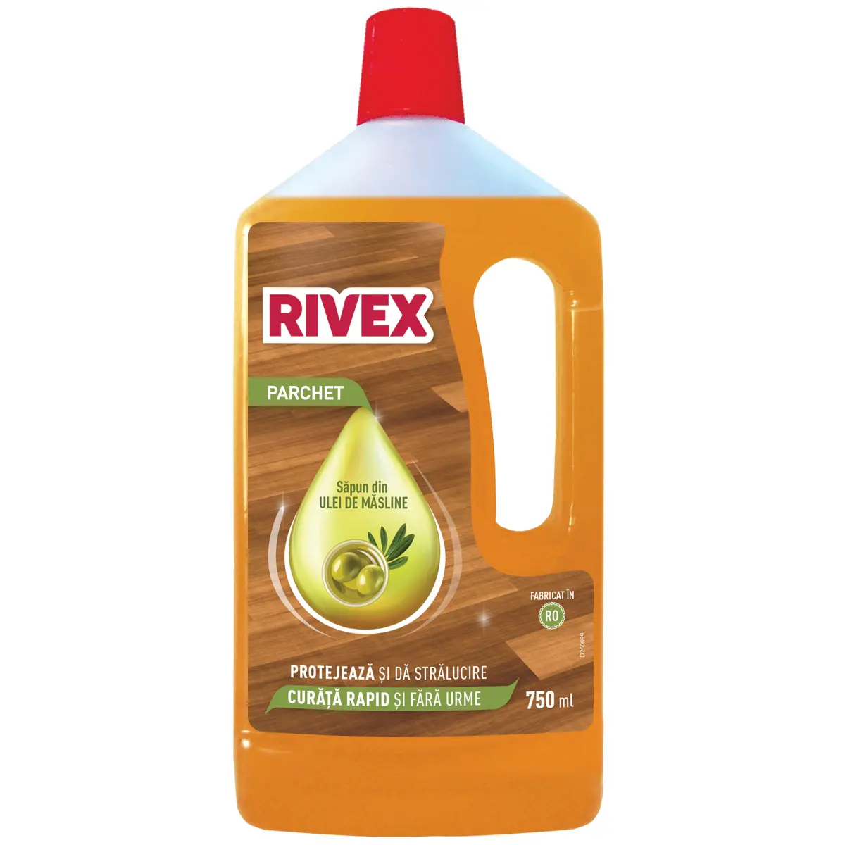 Solutie pentru parchet Rivex, cu ulei de masline, 750 ml