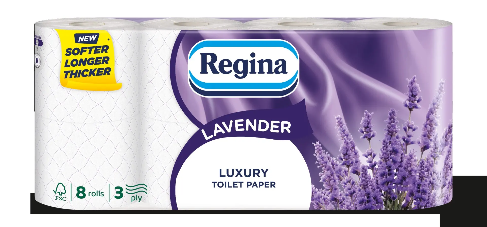 Hartie igienica Regina Lavender 8 role 3 straturi