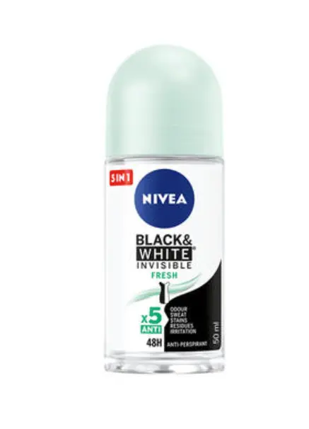 Deodorant roll on Invisible Black&White Fresh Nivea 50ml