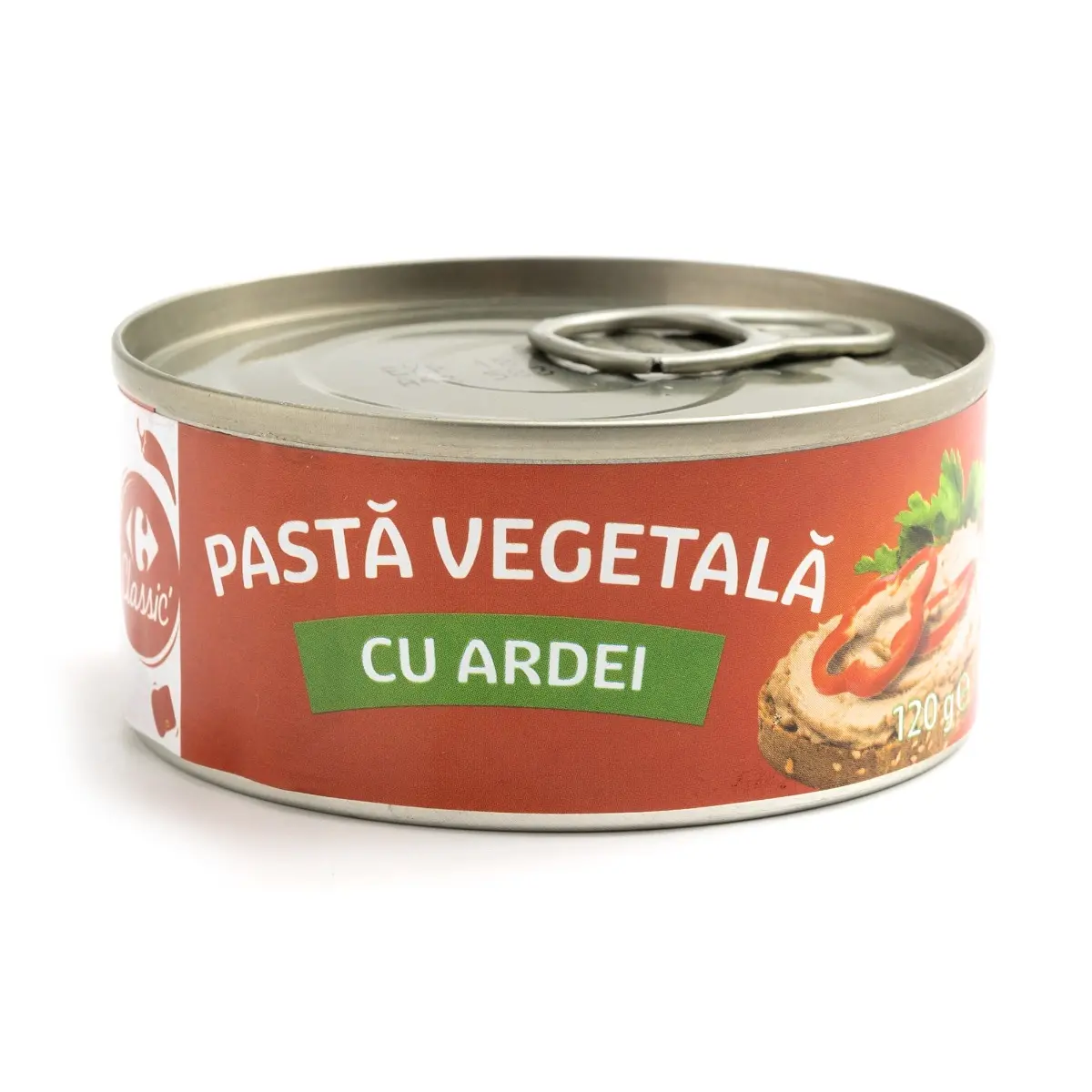 Pasta vegetala Carrefour, cu ardei 120 g