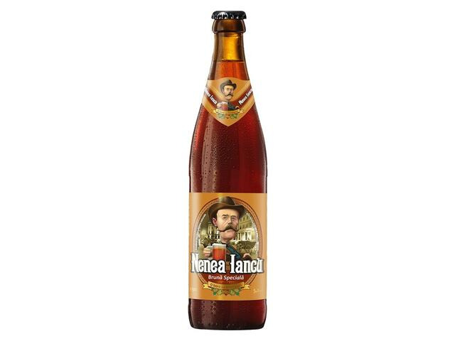Bere Nenea Iancu Bruna Speciala 5,2% Alc. Sticla 0.5L