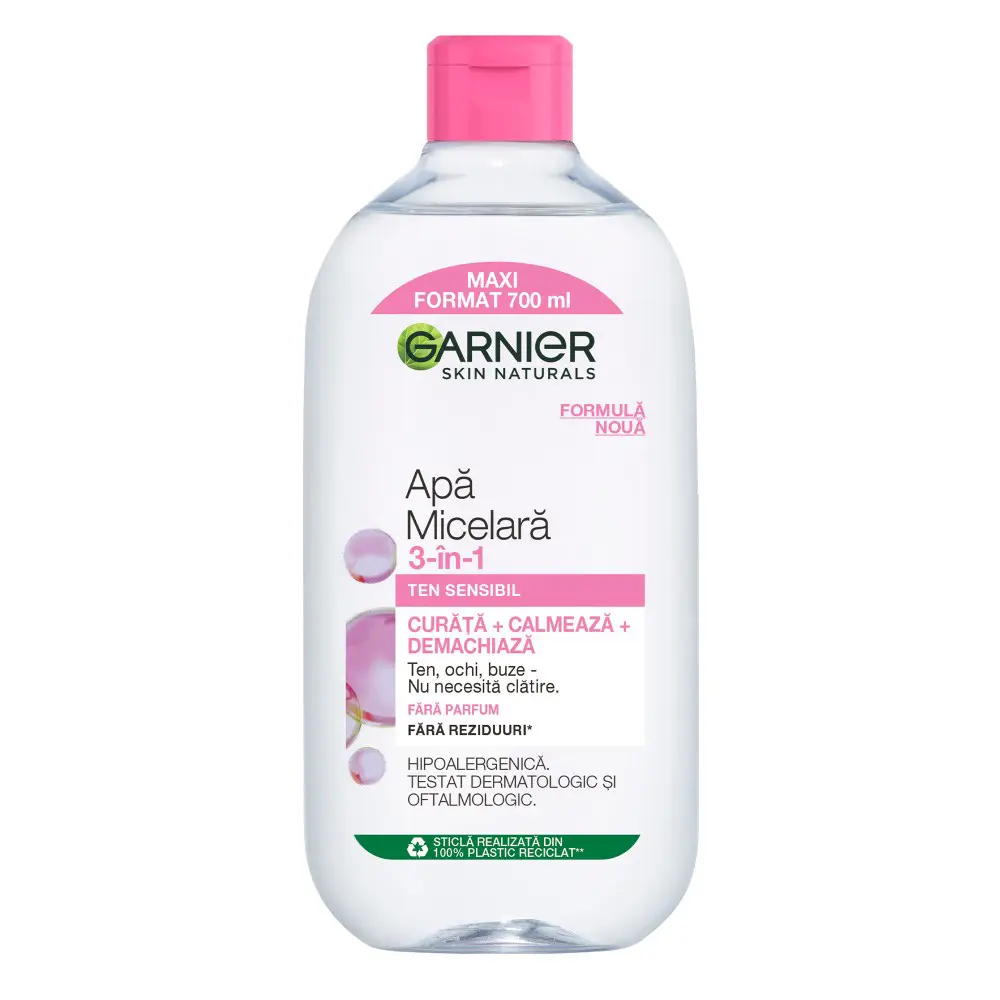 Apa micelara pentru ten sensibil Garnier Skin Naturals 700ml