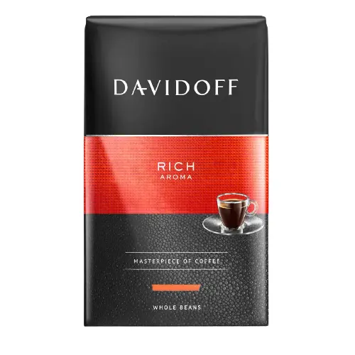 Cafea boabe, prajita, Davidoff Cafe Rich Aroma 500g
