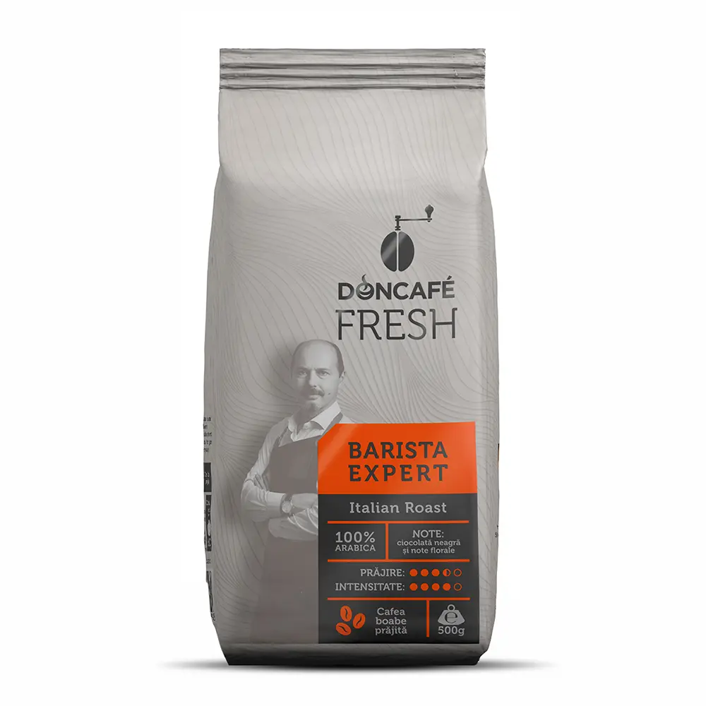 Cafea boabe Doncafe Fresh Barista Italian Roast, 500g