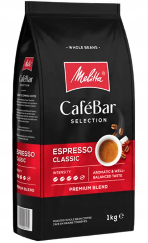 Cafea boabe Melitta Cafebar Espresso Classic, 1Kg