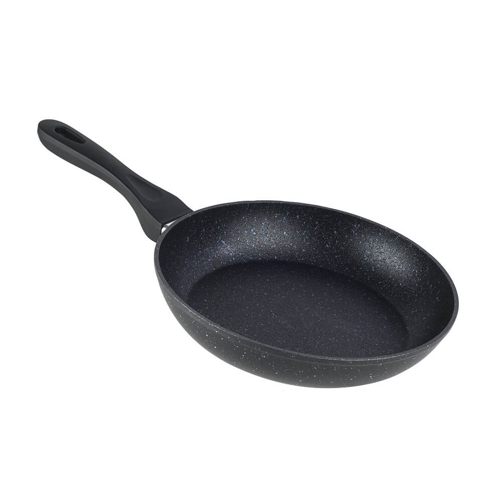 Tigaie Black Sand Heinner, aluminiu forjat, 22x4.8 cm, Negru