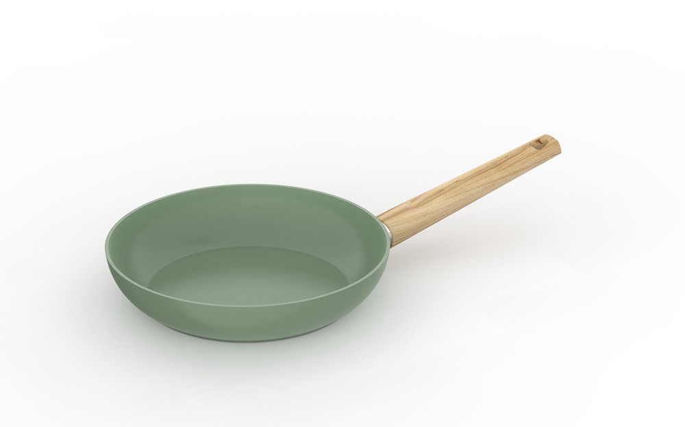 Tigaie Carrefour Home, ceramica, 24x5 cm, Verde