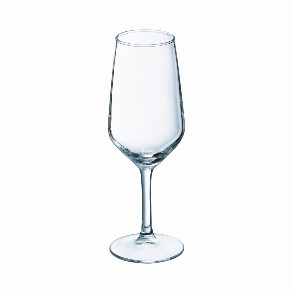 Set 6 pahare flute Arcoroc Silhouette, sticla, 180 ml, Transparent
