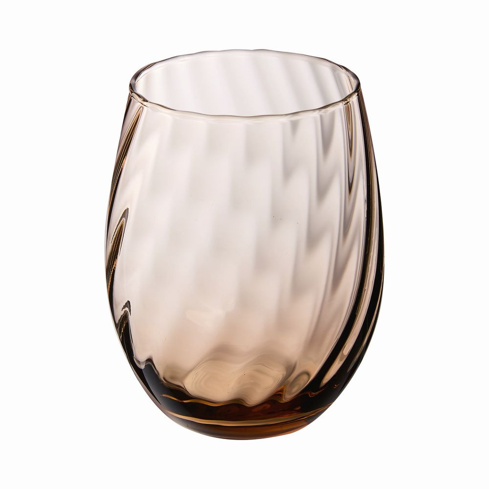 Set 6 pahare Luminarc Mystic Honey, sticla, 36 cl, Fumuriu