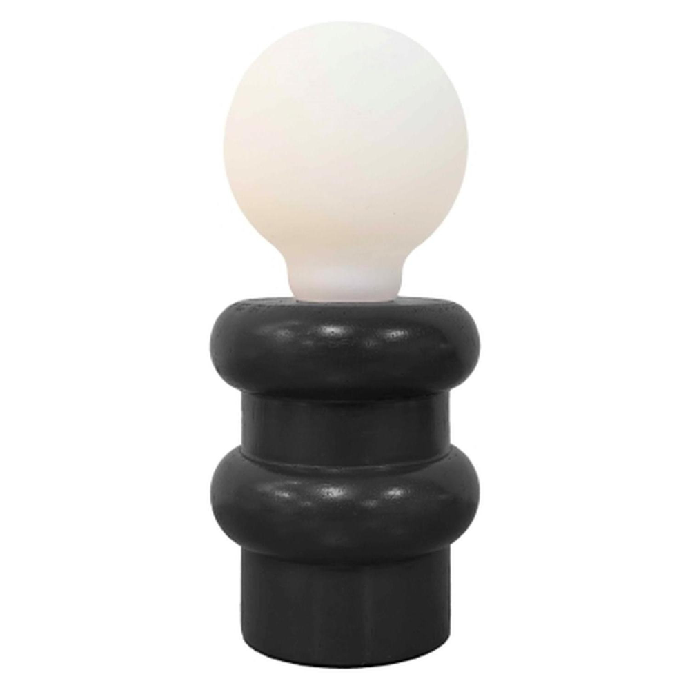 Lampa pentru masa Carrefour Home, 8.5x8.5x20 cm, Negru