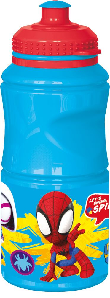 Sticla de apa Spidey & Friends, 380 ml, Multicolor