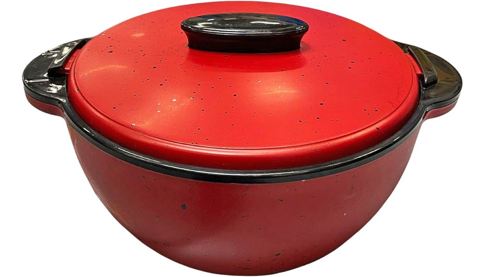 Caserola termoizolanta cu capac, 2.3 L, Rosu