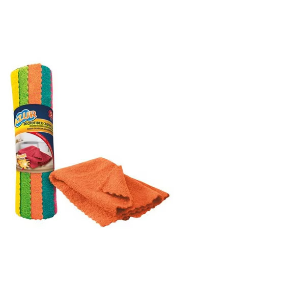 Set 5 lavete universale Azur, microfibra, Multicolor