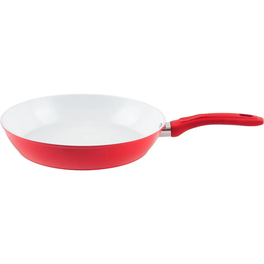 Tigaie cu invelis antiaderent, aluminiu, 28 cm, Rosu