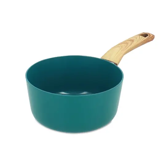 Cratita Menastyl Colorama, aluminiu reciclat, 20 cm, Turcoaz
