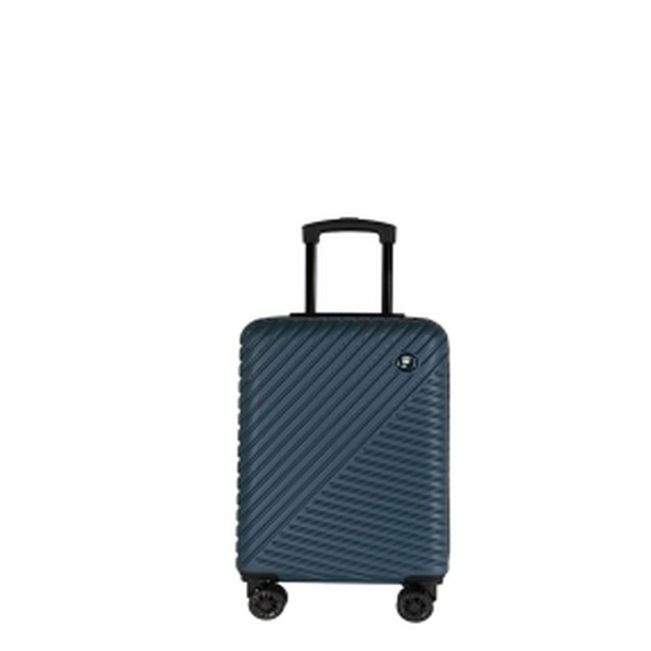 Troler cu 8 roti Carrefour Home, ABS/PC, 45x34x20 cm, Bleumarin