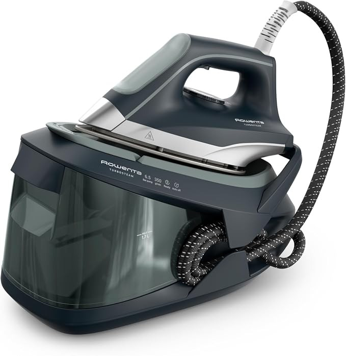 Statie de calcat Rowenta VR8323E0, 6.5 bar, 350 g/min, 2600 W, Verde / Argintiu