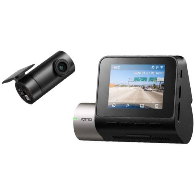 Camera auto DVR 70mai A510-1, 2.7K, WiFi, Negru + Camera spate RC11