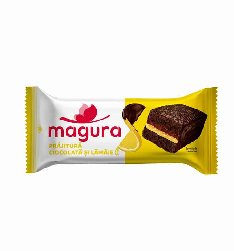 Prajitura Crema Ciocolata & Lamaie 35G Magura