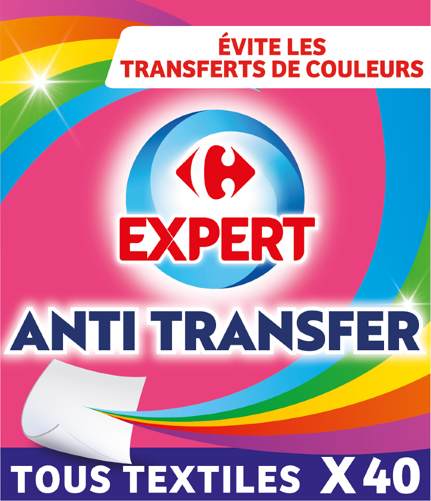 Hartie captare culori ,40 bucati, Carrefour Expert