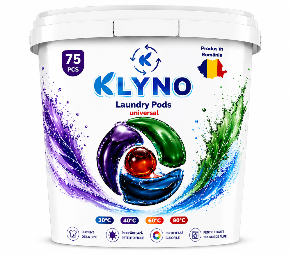 Detergent Capsule KLYNO, 75 capsule, 1575g