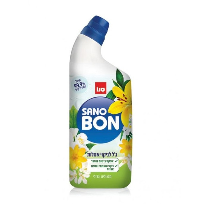 Solutie anticalcar WC Neroli & Magnolia, Sano Bon, 750 ml
