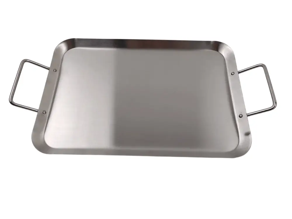 Tava Carrefour Home, inox, 44x30 cm, Argintiu
