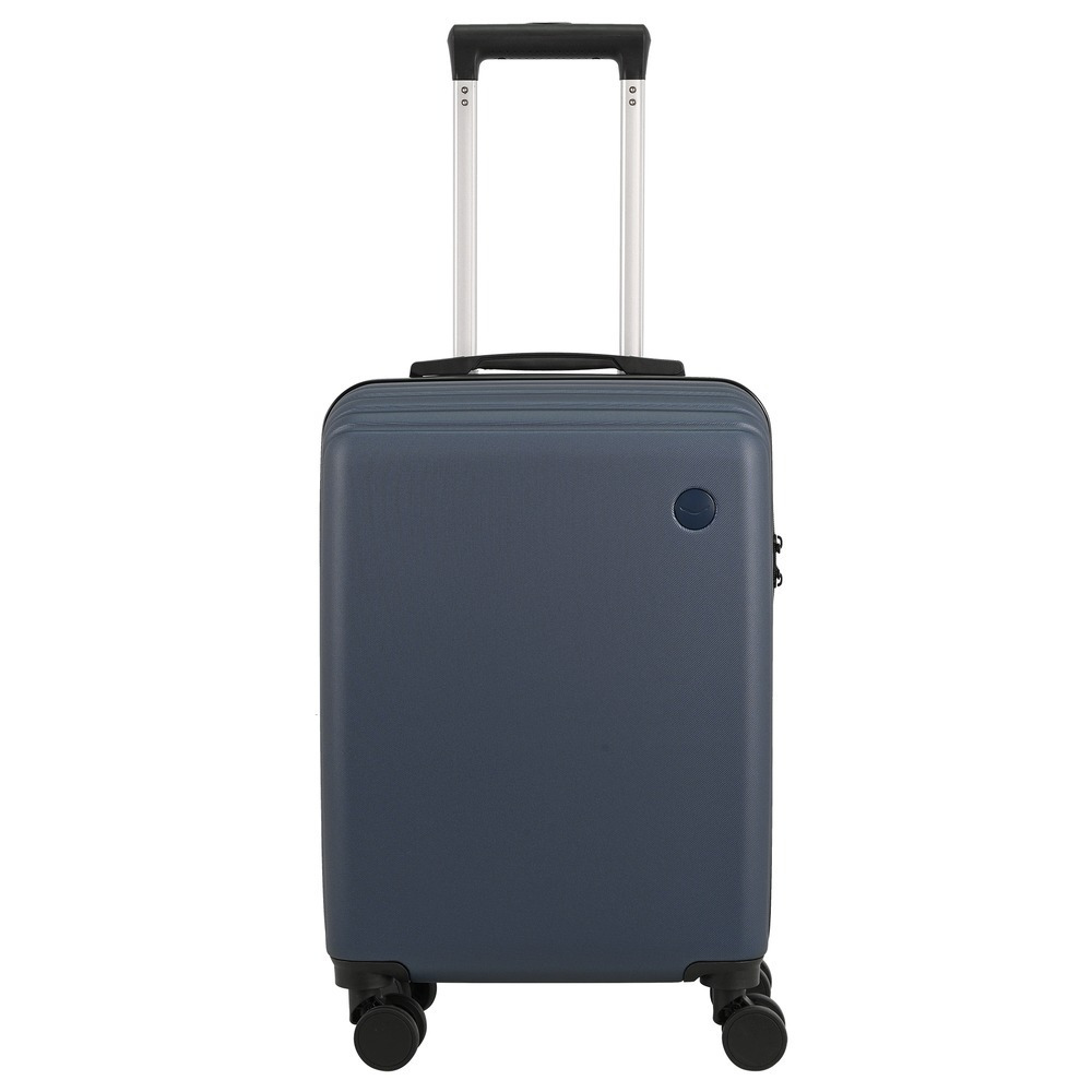 Troler cu 8 roti Carrefour New York, 55x35x20 cm, ABS, Bleumarin