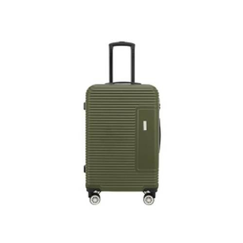 Troler cu 8 roti Carrefour Bahia, ABS, 74 cm, Kaki