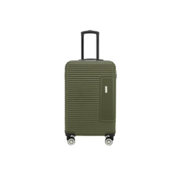 Troler cu 8 roti Carrefour Bahia, ABS, 54 cm, Kaki