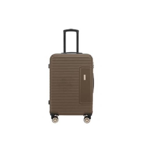 Troler cu 8 roti Carrefour Bahia, ABS, 74 cm, Maro