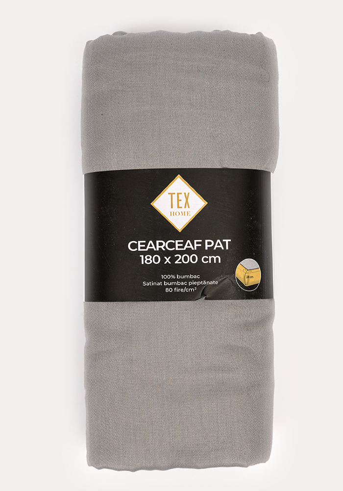 Cearceaf de pat cu elastic Tex Home 180x200 cm