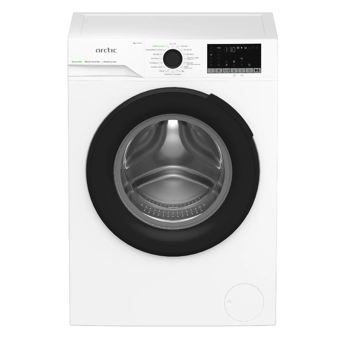 Masina de spalat rufe Arctic APLM2WFSU29412WPB, 9 kg, 1400 RPM, Clasa A, Alb