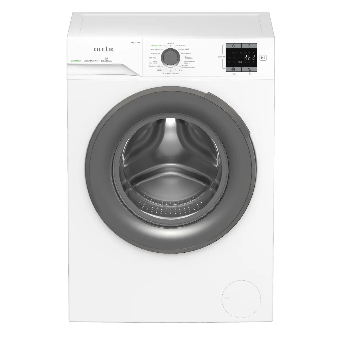 Masina de spalat rufe Arctic APLM1WFSU19210WG, 9 kg, 1200 rpm, Clasa A, Alb