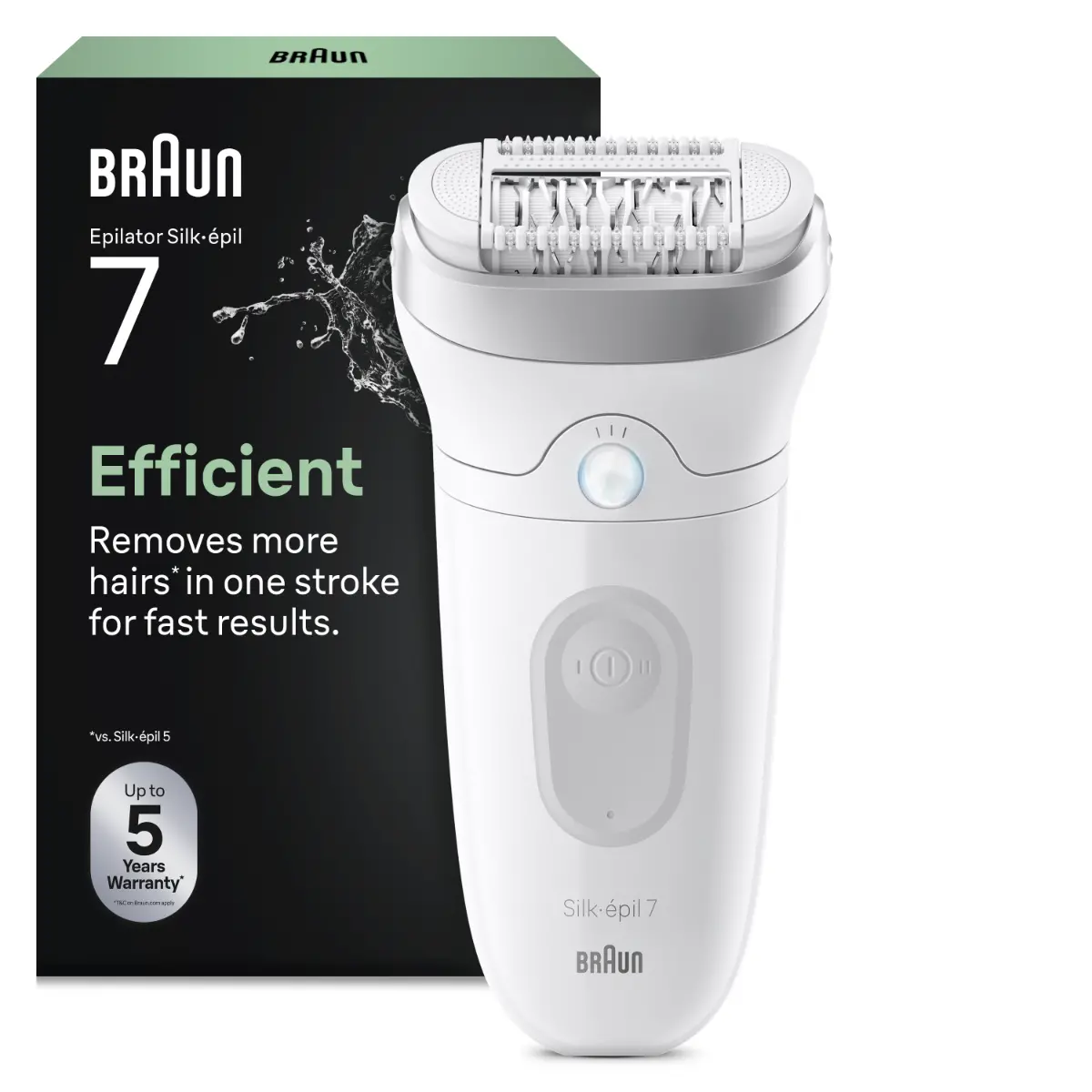 Epilator electric Braun SE7-000, Alb