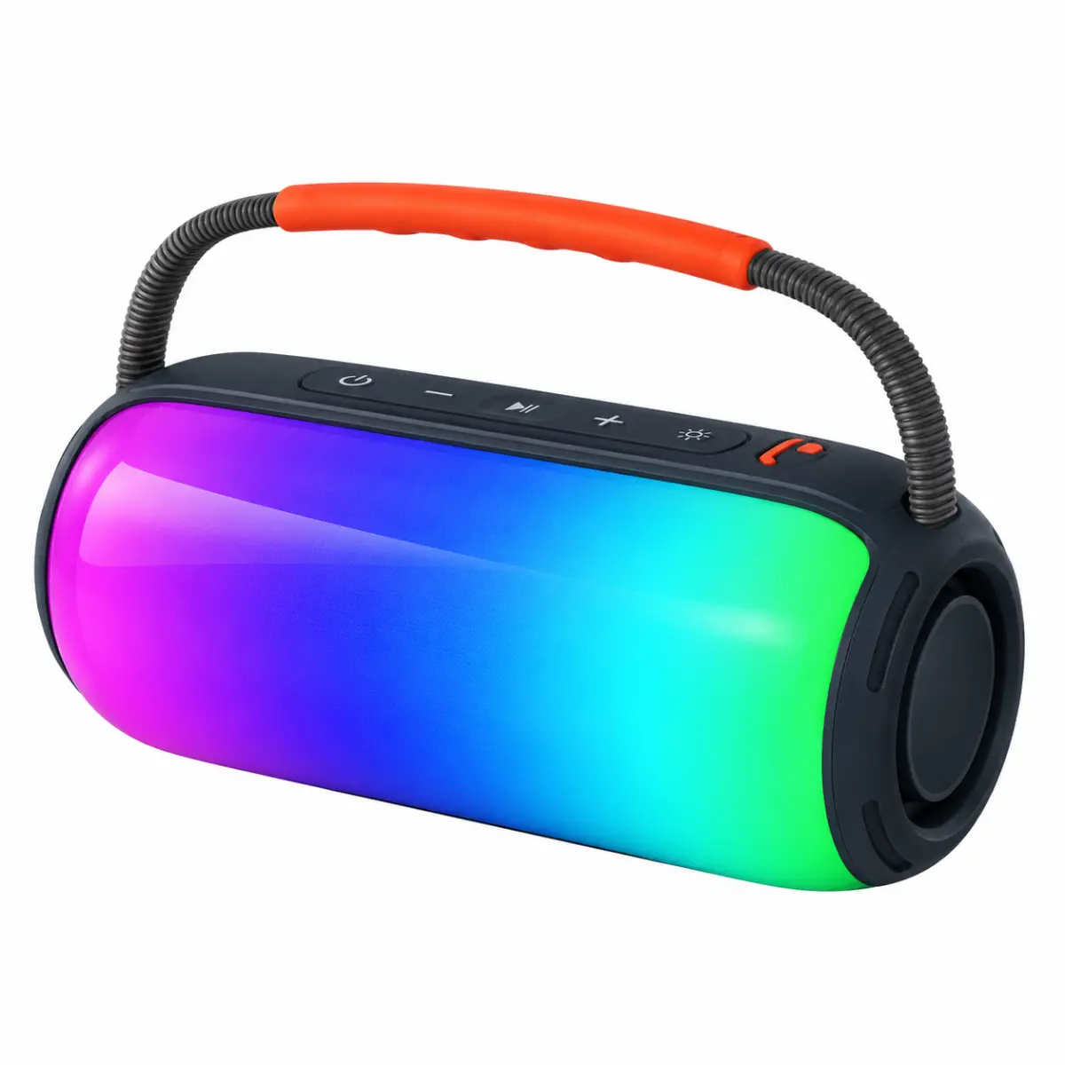 Boxa portabila Poss PSBTS200, LED RGB, Negru