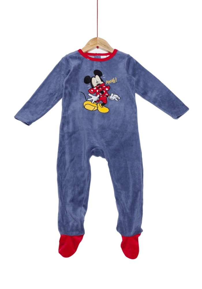 Pijama 3 piese bebe  Mickey 3/36 luni