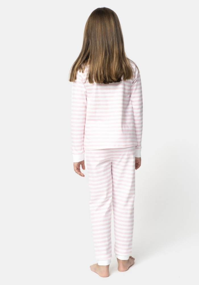 Pijama maneca lunga fete 2/8 ani