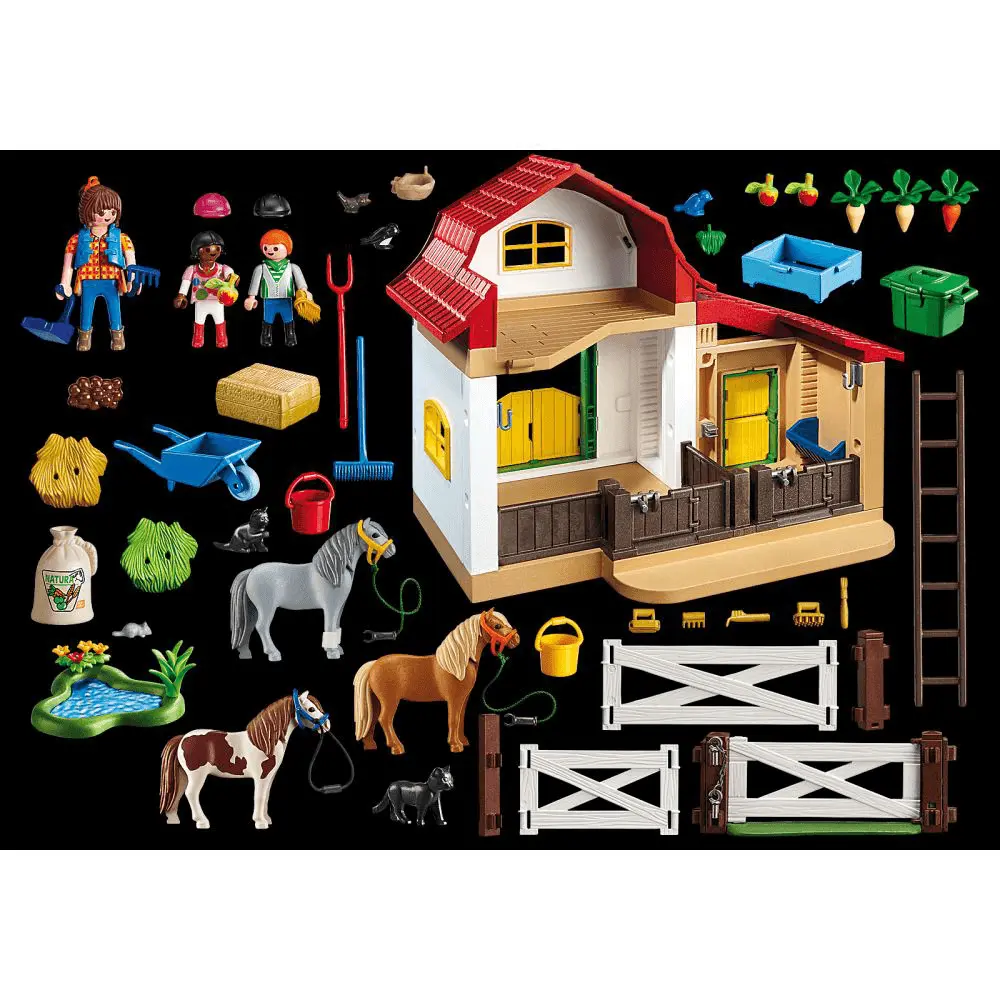 Jucarie Playmobil Pony Farm - Ferma poneilor