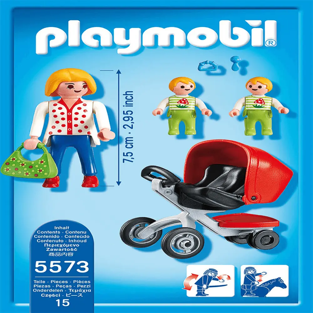 Carucior cu gemeni, Playmobil