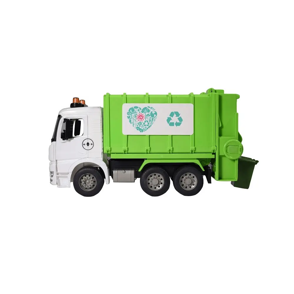 Camion de gunoi, 1:20, plastic, Verde