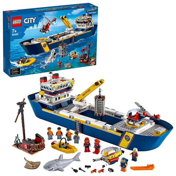 LEGO City Nava de explorare a oceanului 60266