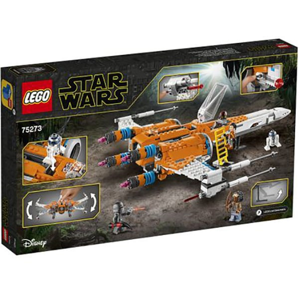 LEGO Star Wars X-wing Fighter al lui Poe Dameron 75273