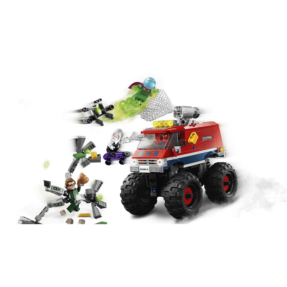 LEGO Marvel Super Heroes Camionul gigant al Omului paianjen contra Mysterio 76174