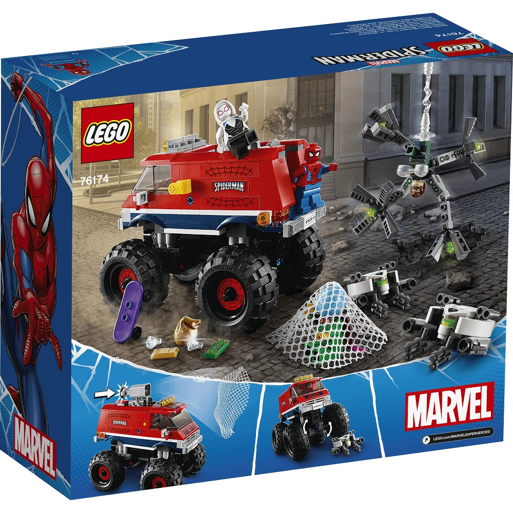 LEGO Marvel Super Heroes Camionul gigant al Omului paianjen contra Mysterio 76174