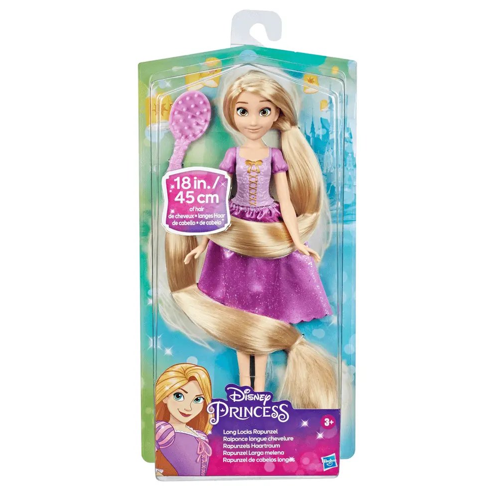 Papusa Disney Princess Rapunzel: Longest Locks, Multicolor