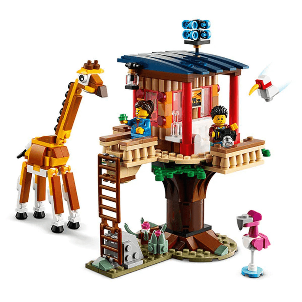 LEGO Creator Casuta in copac cu animale salbatice din safari 31116