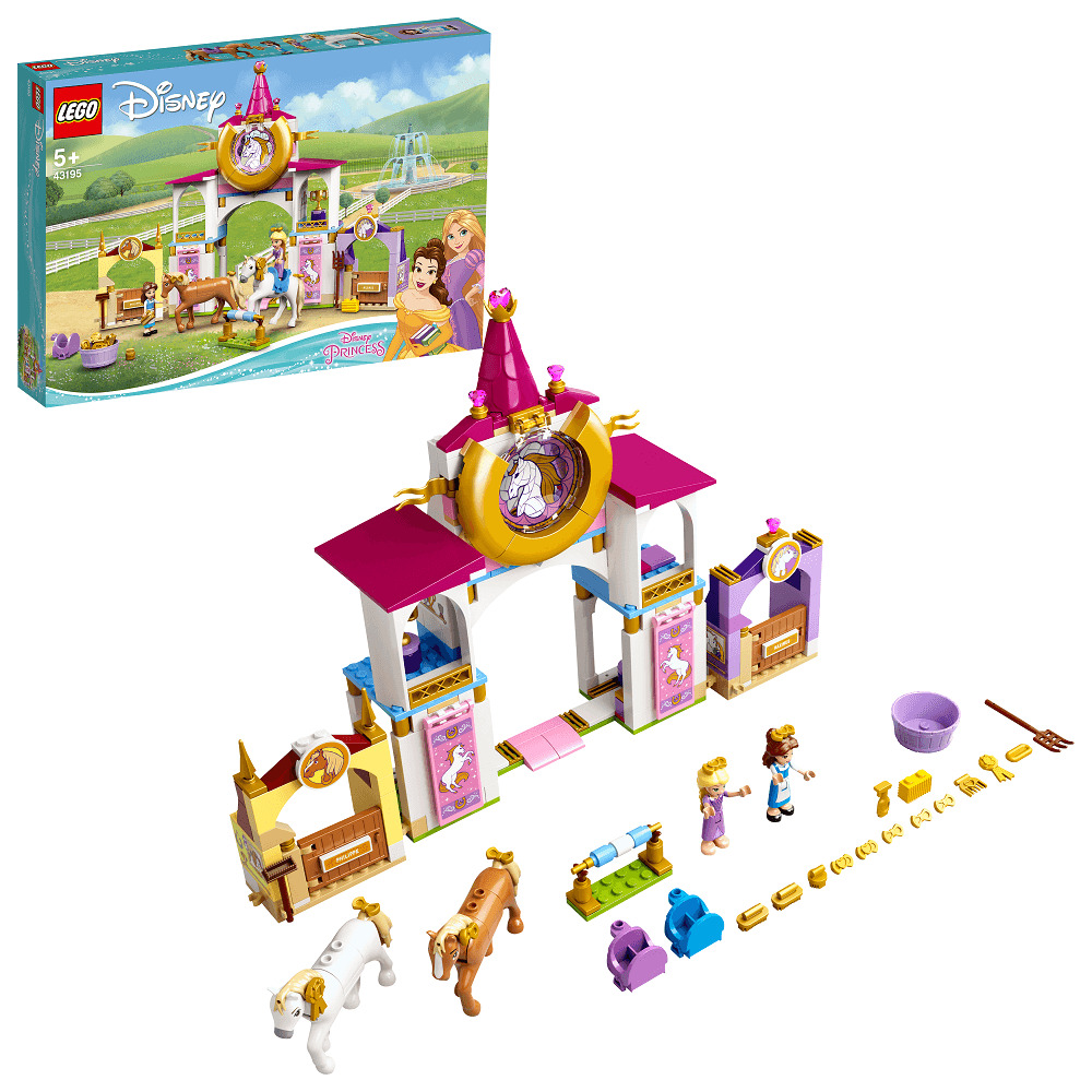 LEGO Disney Princess Grajdurile regale ale lui Belle si Rapunzel 43195