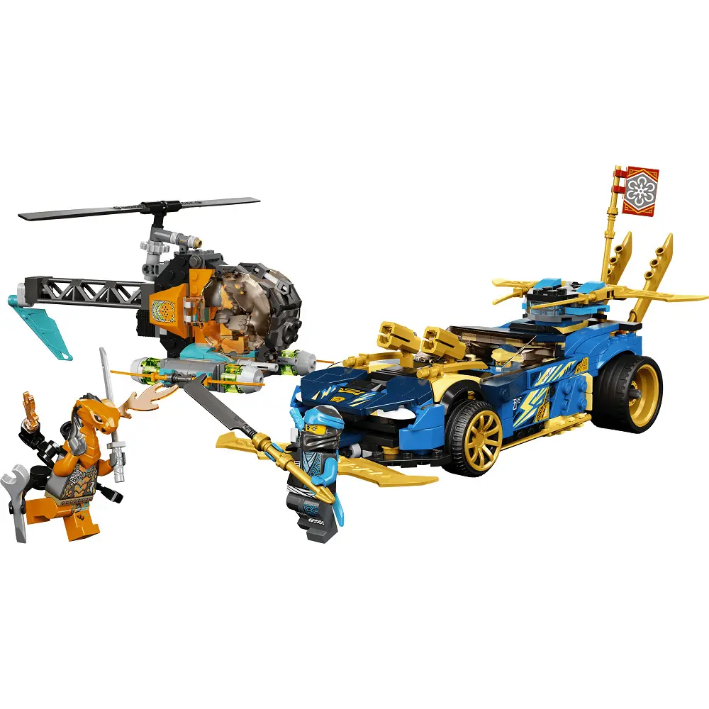 LEGO Ninjago Masina de curse EVO a lui Jay si Nya 71776